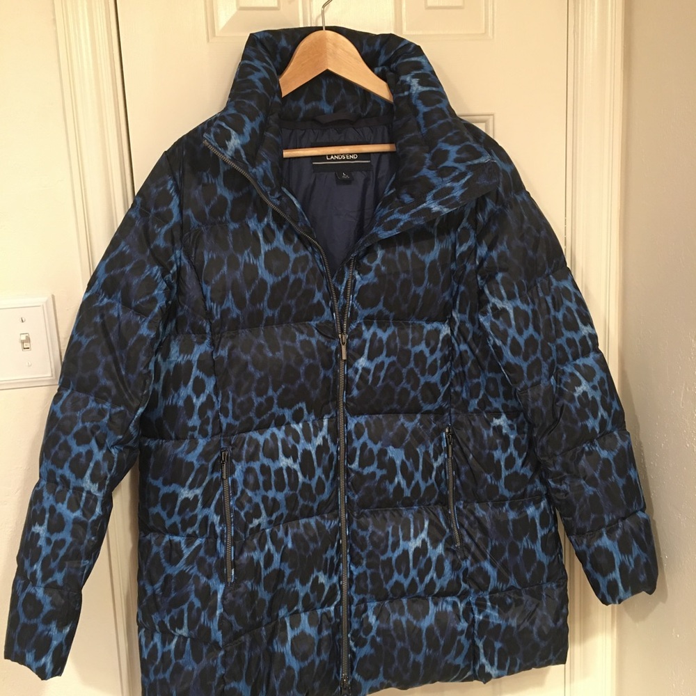 Land’s End animal print jacket